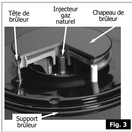 VEDETTE VGE 50 B - 2A - changement des injecteurs de table - 2