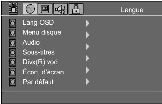 MUSE M-750C - Menu disque - 1