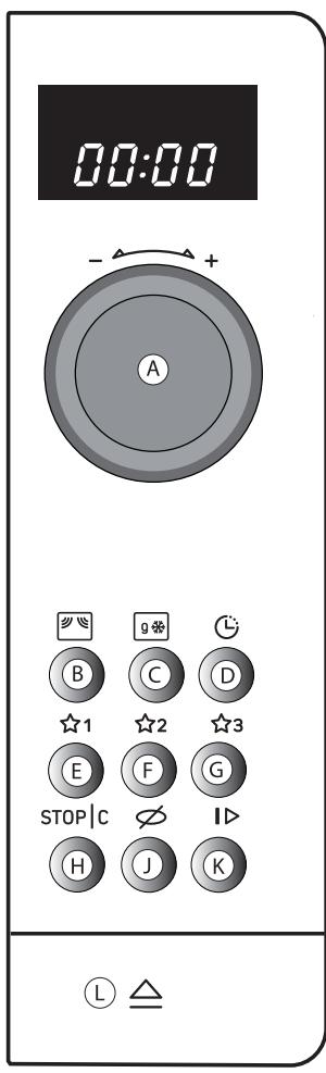 BRANDT BMS7120B - Bandeau de commandes - 1