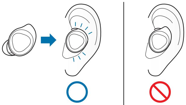 SAMSUNG GALAXY BUDS PRO - Mettre les mini-oreillettes en place - 1
