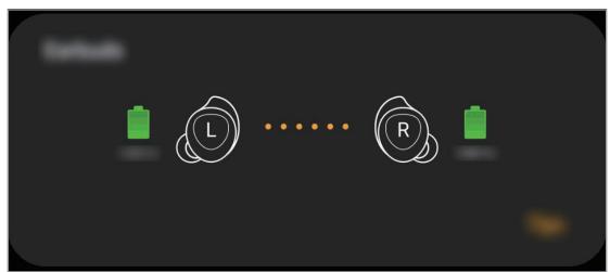 SAMSUNG GALAXY BUDS PRO - Vérifier le niveau de batterie - 1