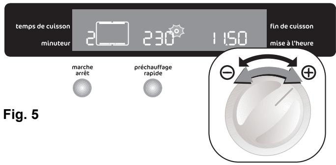 FAURE FM408 - Comment modifier la température et le temps de cuisson - 1