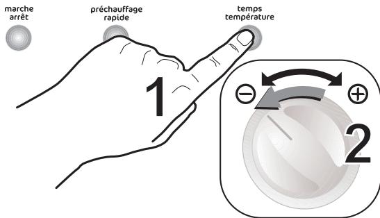 FAURE FM408 - Pour programmer l'arrêt du four - 2
