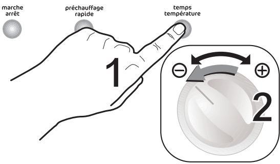 FAURE FM408 - Pour programmer l'arrêt du four - 5