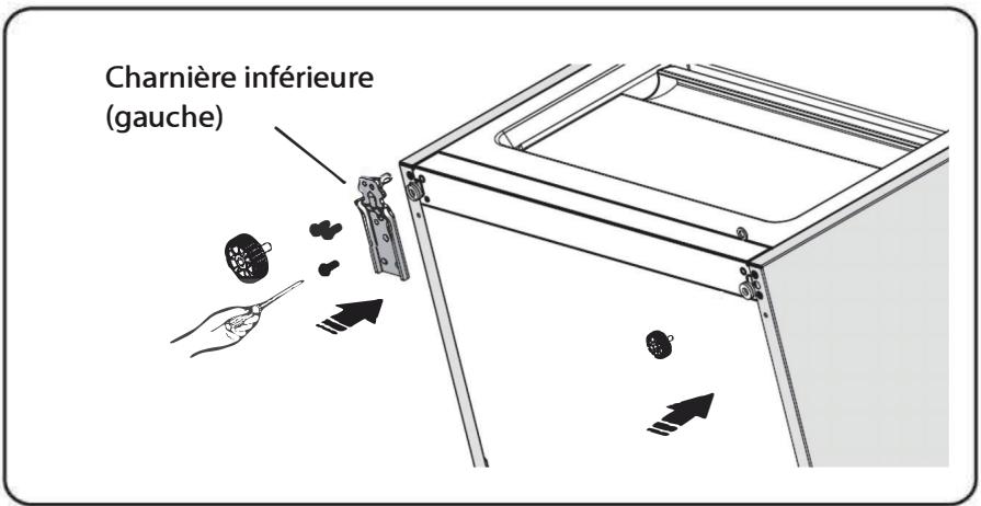 DARTY TH31ONFWDIX - Inversion du côté d'ouverture de la porte - 18