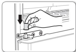 SAMSUNG RF-62 HEPN - Remontage des PORTES du réfrigérateur - 3