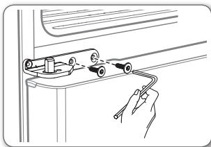 SAMSUNG RF-62 HEPN - Remontage des PORTES du réfrigérateur - 2