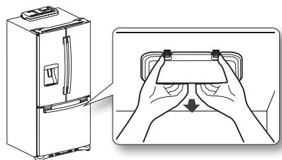 SAMSUNG RF-62 HEPN - Remplacement des ampoules intérieures du bac du congélateur - 1