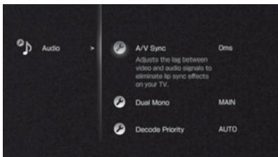 SONY STR-DA3500 - Appuyez à plusieurs reprises sur / pour sélectionner le paramètre de votre choix. - 1