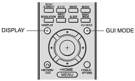 SONY STR-DA3500 - Modification de la fenêtre d'affichage - 1