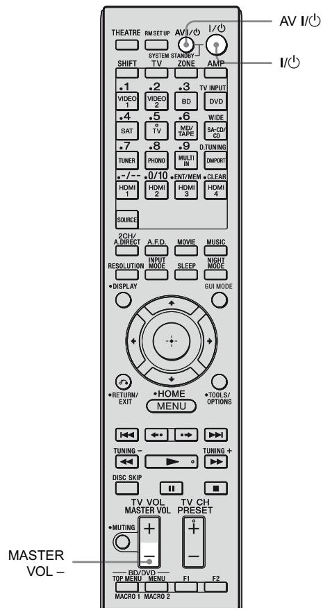 SONY STR-DA3500 - Pour effacer le code appris - 1