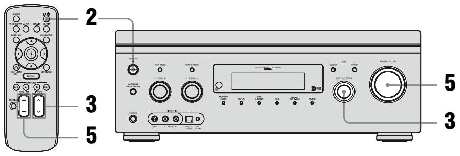 SONY STR-DA3500 - Écoute d'un super audio cd/cd - 1