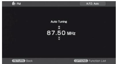 SONY STR-DA3500 - Appuyez à plusieurs reprises sur / pour sélectionner « FM » ou « AM », puis appuyez sur  ou . - 1