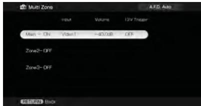 SONY STR-DA3500 - Réglage des enceintes en zone 2 - 2
