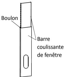 MAROUE PACS8K - Installation du tuyau d'évacuation sur la barre coulissante - 1