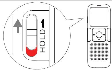 PHILIPS LFH0642 - Blocage des touches (fonction HOLD) - 1