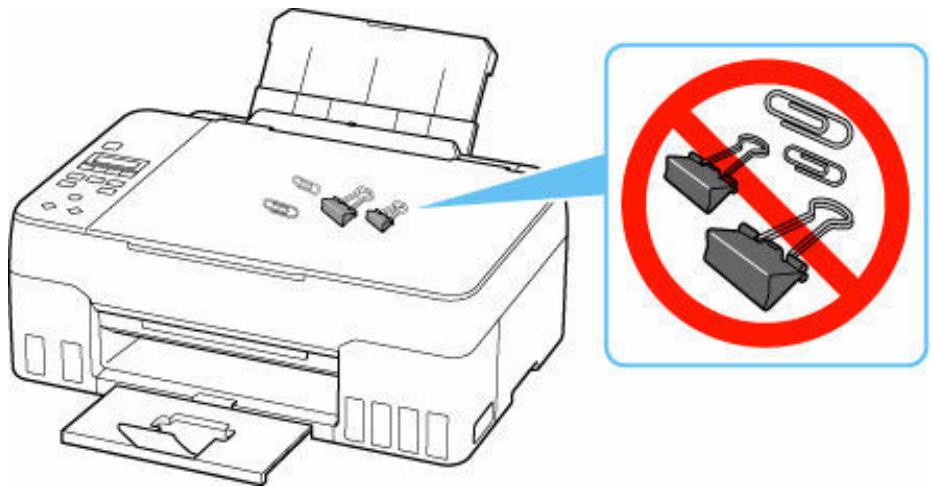 CANON G650 - Ne placez aucun objet sur le capot du scanner! - 1