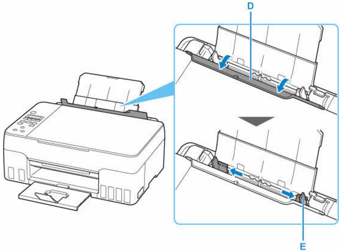 CANON G650 - Tirez vers le haut et repliez le support papier (a) - 3
