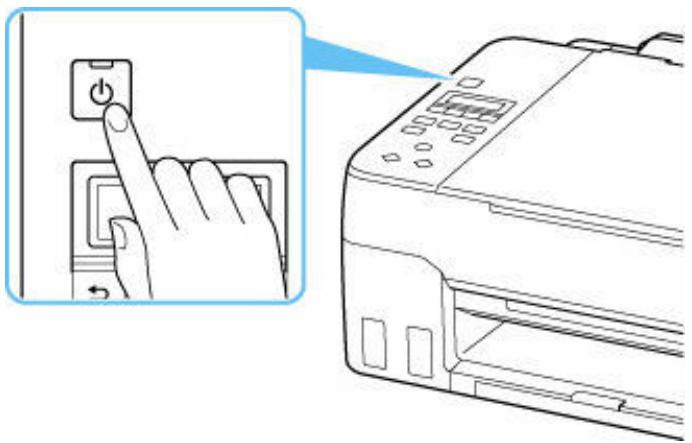 CANON G650 - Mise sous tension de l'imprimante - 1