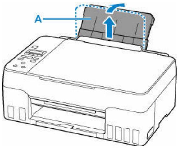 CANON G650 - Tirez vers le haut et repliez le support papier (a) - 1