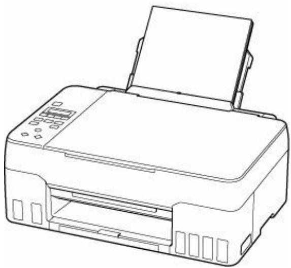 CANON G650 - Après le chargement du papier : - 1