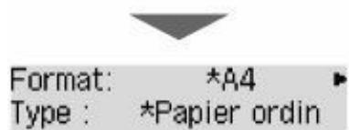 CANON G650 - Après le chargement du papier : - 2