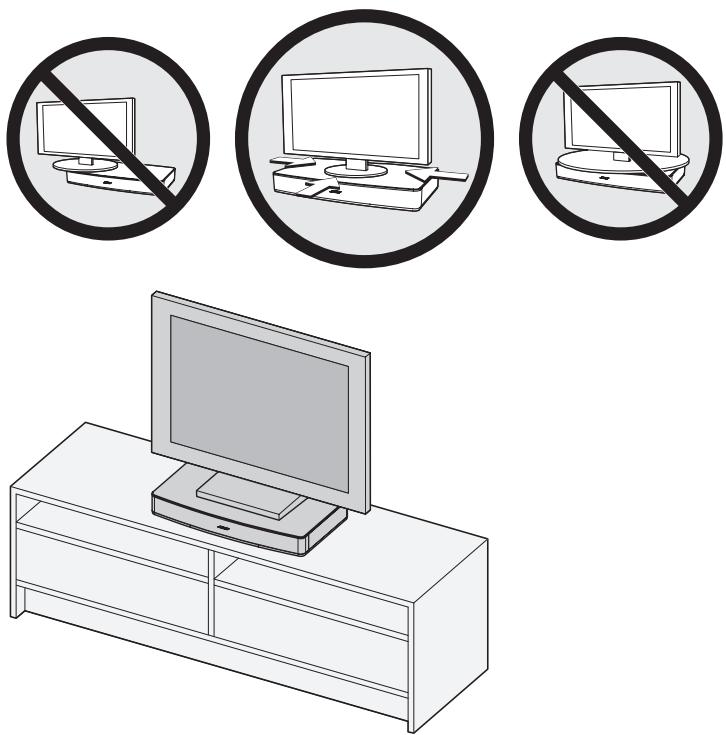 BOSER SOLO 15 2 - Étape 6 : mise en place du téléviseur sur le système solo - 1