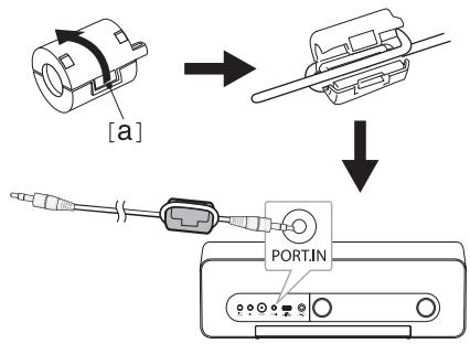 LG ND8520cob - Comment apposer les noyaux en ferrite - 1