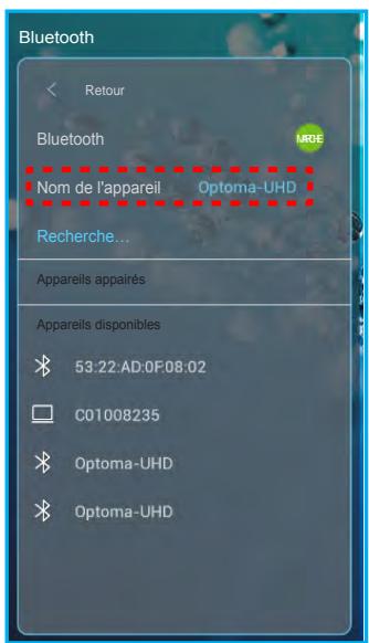 HCCINEMAX P2 - Appairage de votre appareil bluetooth avec le projecteur - 2