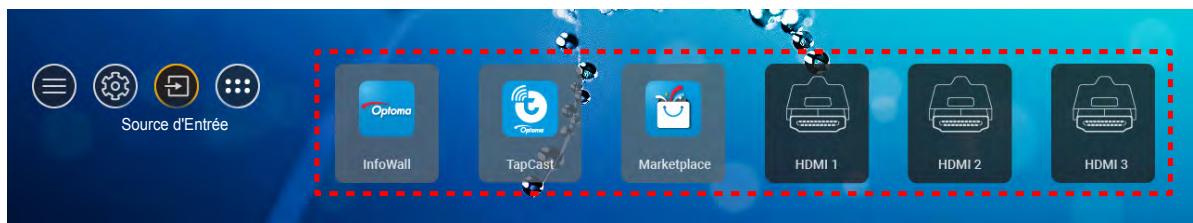 HCCINEMAX P2 - Sélectionner une source d'entrée - 1