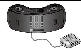 LOGITECH PURE-FI DREAM - Utilisation de l'entrée auxiliaire - 1