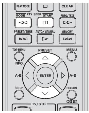 YAMAHA DVX700 - Réception de stations système de radiocommunication de données (modèles pour l'europe et la russie uniquement) - 1