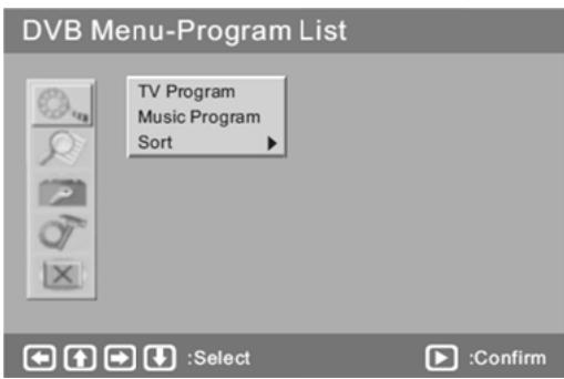 BRANDT BDVD49TNT - Liste des programmes - 1