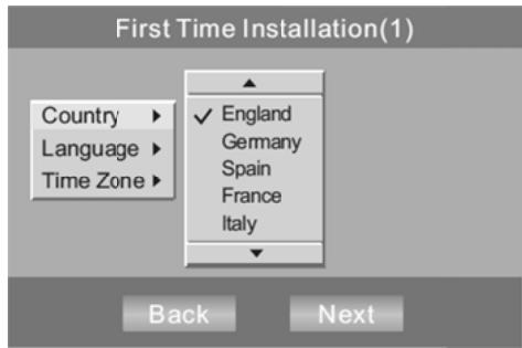 BRANDT BDVD49TNT - Installation initiale - 2