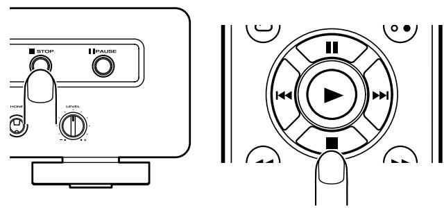 MARANTZ CD5001 - Annulation d'un programme (reprise de la lecture normale) - 1