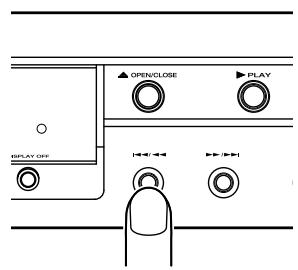 MARANTZ CD5001 - Retourner au début de la piste en cours ou à une piste précédente - 1