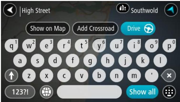 TOMTOM GO 6000 EU - Planifier un parcours à l'aide de la fonction de recherche - 4