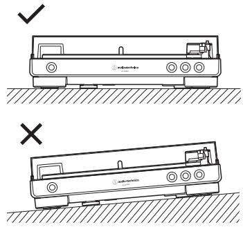 AUDIO TECHNICA AT-LP60XBT - Installation de la platine - 1