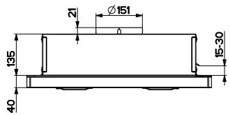 AIRLUX AH63BRK - Encombrement - 1