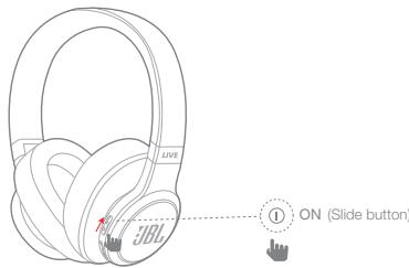 ERCASQUE HIFILIVE460NC - Turn on the headphone - 1
