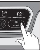 TEFAL KD8121 - Een manueel programma gebruiken - 3