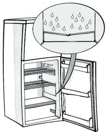 HOTPOINT E4DWC1 - Comment nettoyer le compartiment réfrigérateur - 1
