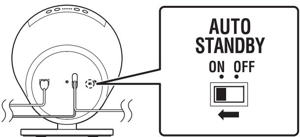 YAMAHA NX-B150 - Utilisation du commutateur AUTO standby - 1