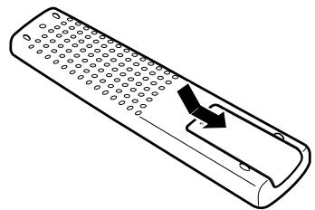 MARANTZ SA 1551 - Mise en PLACE des PILES - 1