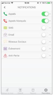 M¥RRONOZ ZETIME - PARAMETRES DES NOTIFICATIONS : - 1