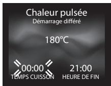 WHIRLPOOL AKZM693WH/L - Réglage de l'heure de fin cuisson /départ différé - 6