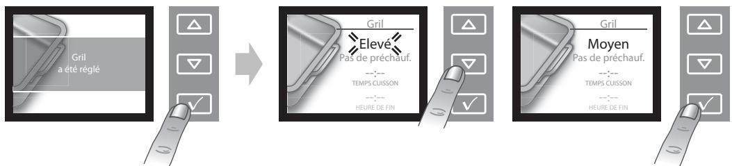 WHIRLPOOL AKZM693WH/L - Réglage de la puissance du GRIL - 1
