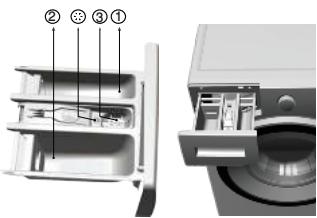 BEKO WM61001 - Tiroir à produits - 1