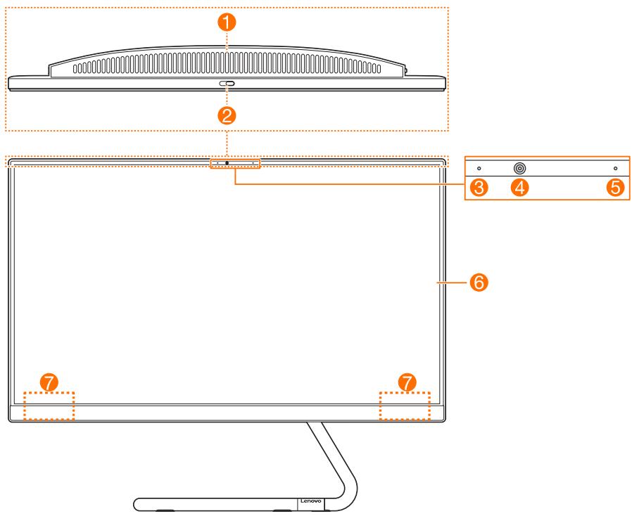 LENOVO AIOA340-24IGM - Vue avant - 1