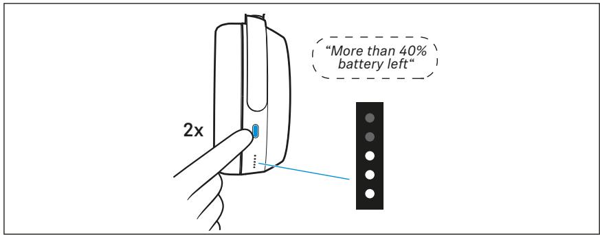 SENNHEISER Momentum 4 - Récapitulez des informations sur l'état de charge de la batterie - 1